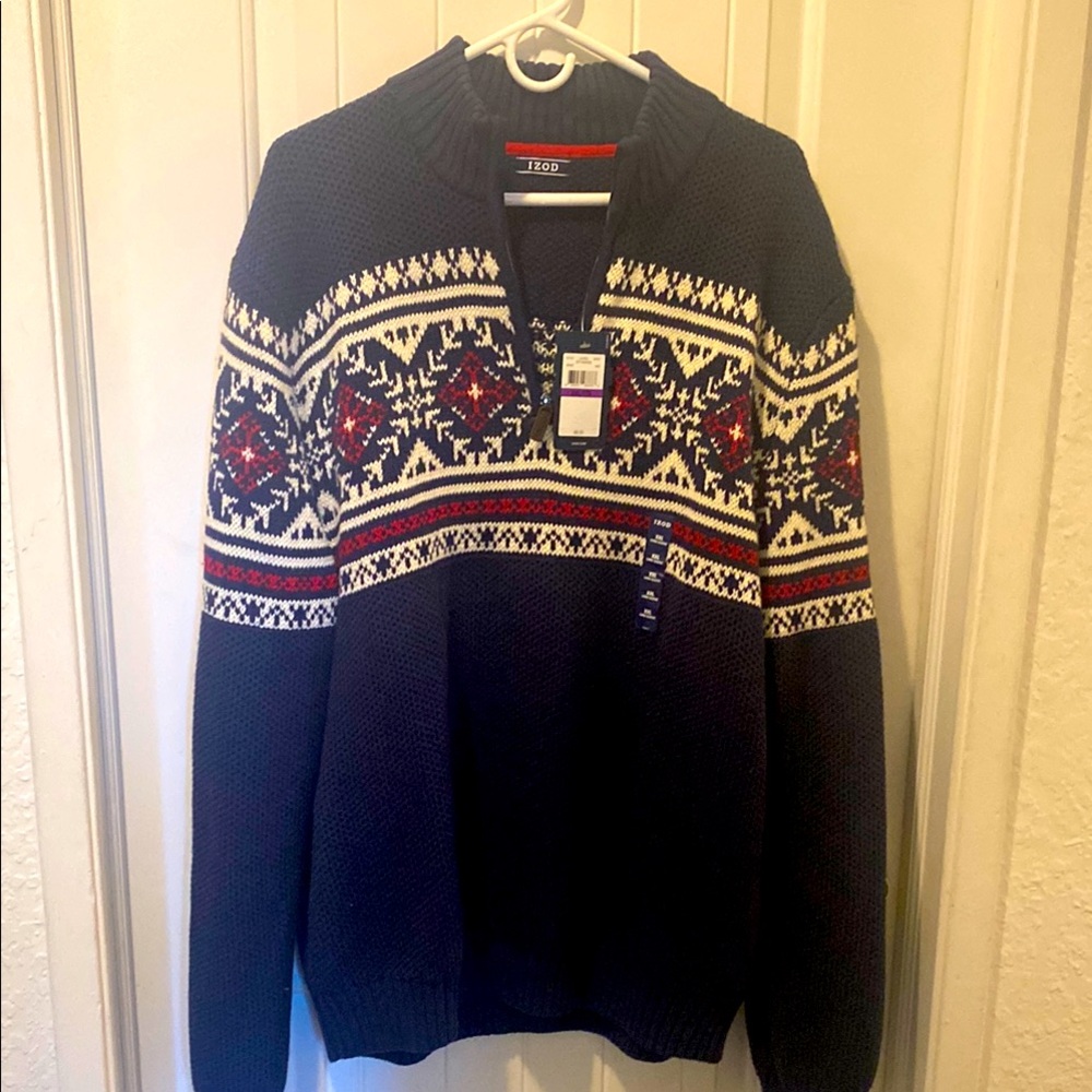 NWT - Men’s Izod Fair Isle Sweater